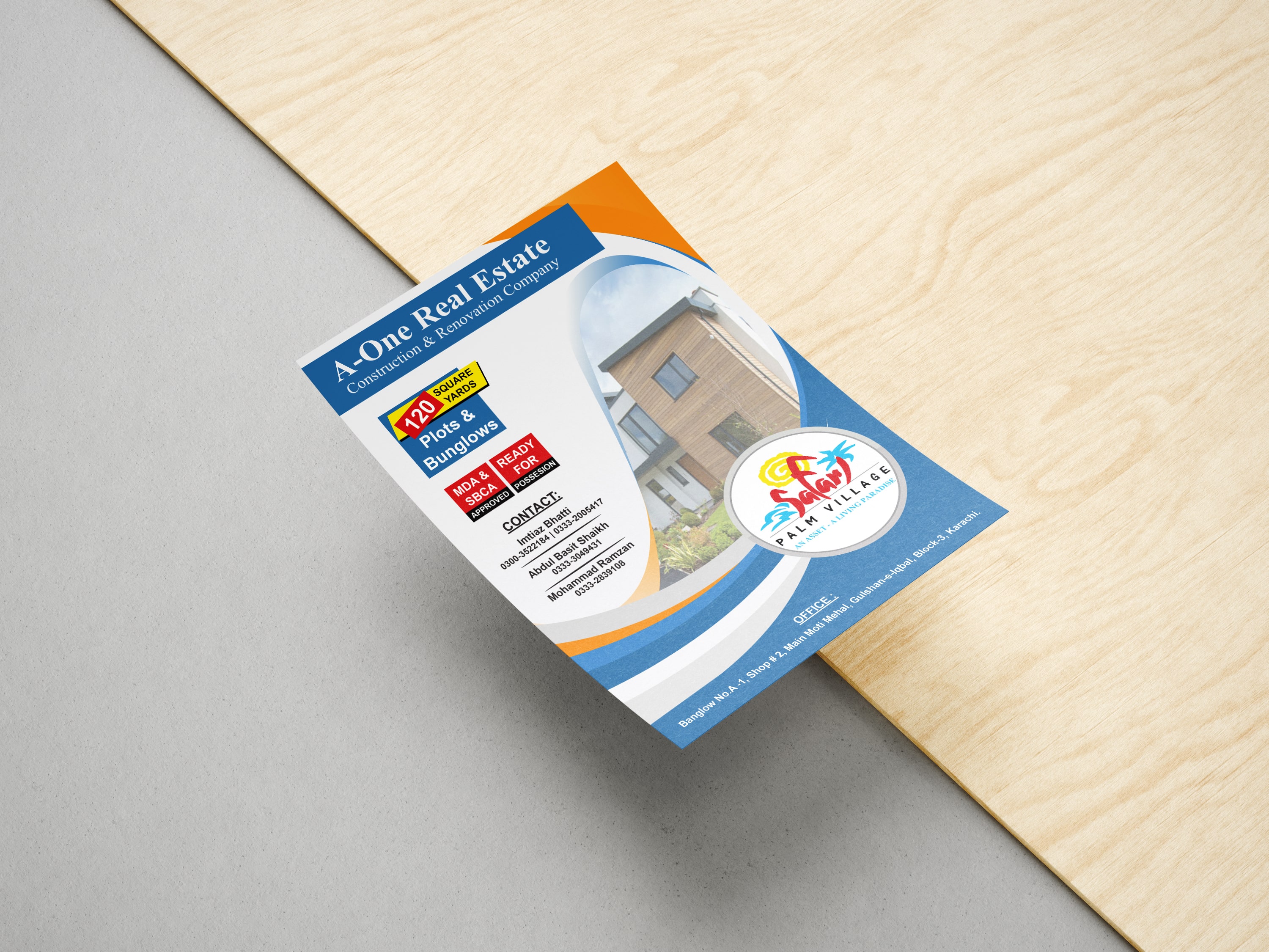 A5 Flyer Catalog Design for Business Promotion in Qatar